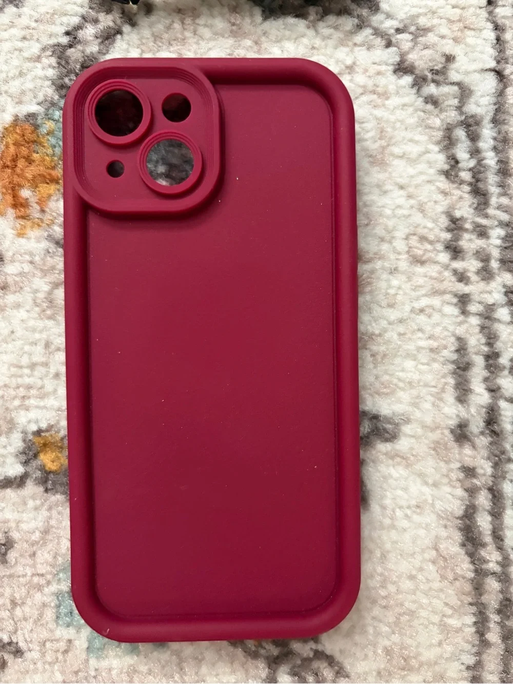 Assorted Red & Black Phone Case - Compatible Protective Cover for iPhone 15!